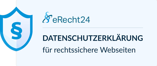 Datenschutz-Siegel für rechtssichere Webseiten von eRecht24